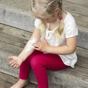 Los problemas de la piel de los niños