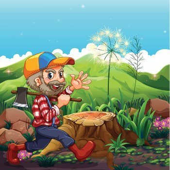 Fábulas para niños. El viejo que removió las montañas