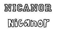 Día del santo Nicanor, 10 de enero. Nombres para niños