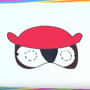 Cómo hacer, paso a paso, un antifaz de búho