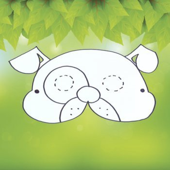 Cómo hacer, paso a paso, un antifaz de perro