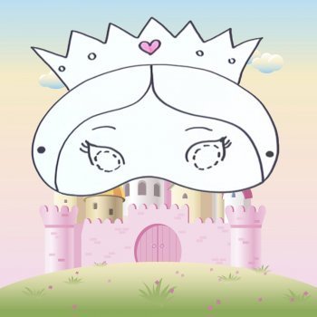 Cómo hacer, paso a paso, un antifaz de princesa