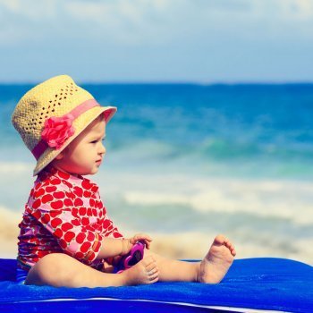 Bebés en la playa