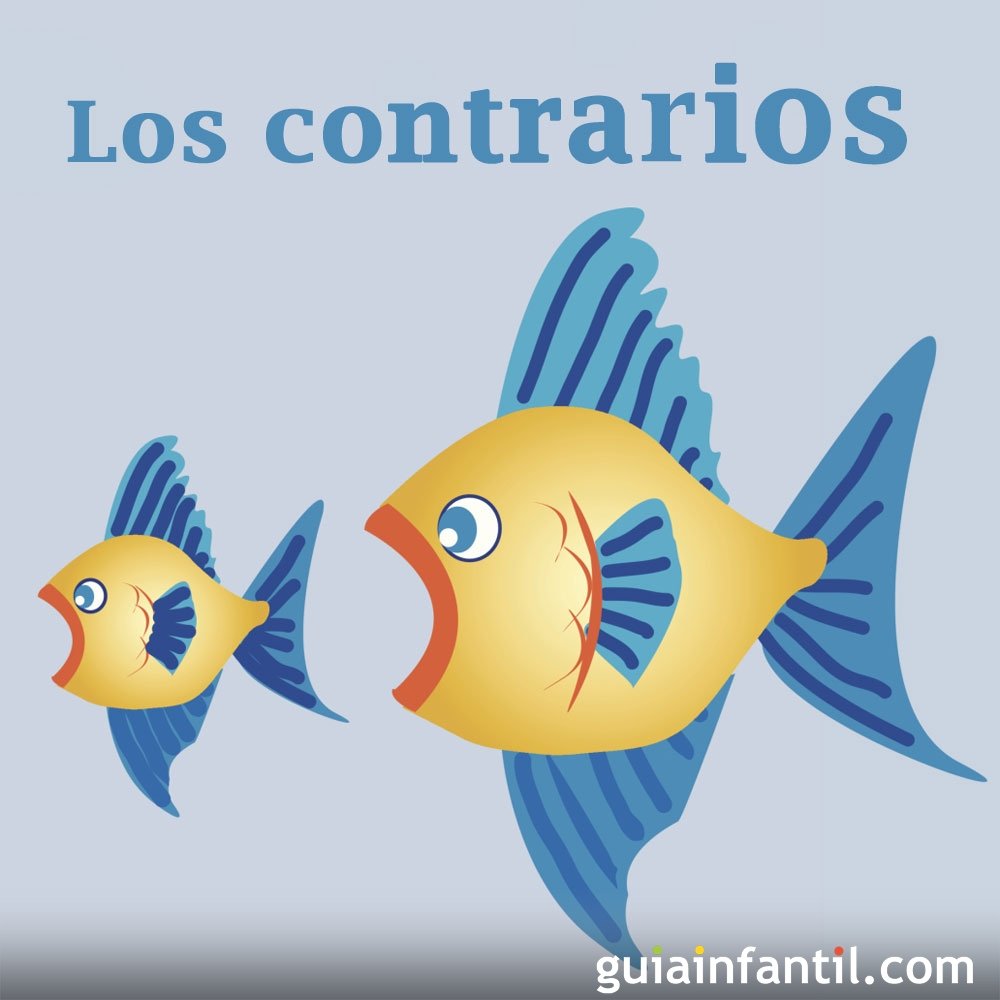 Cuentos infantiles de contrarios y opuestos