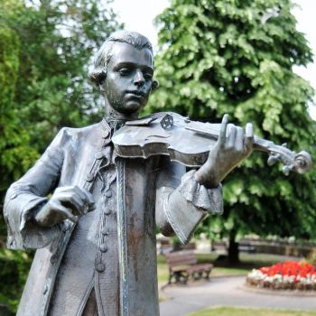 La vida de Mozart para niños