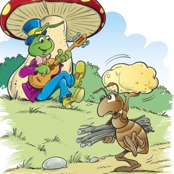 La cigarra y la hormiga