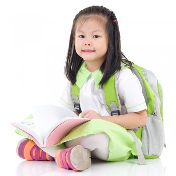 La espalda de los niños