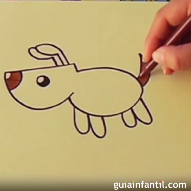 Cómo dibujar un perro en cuatro sencillos pasos