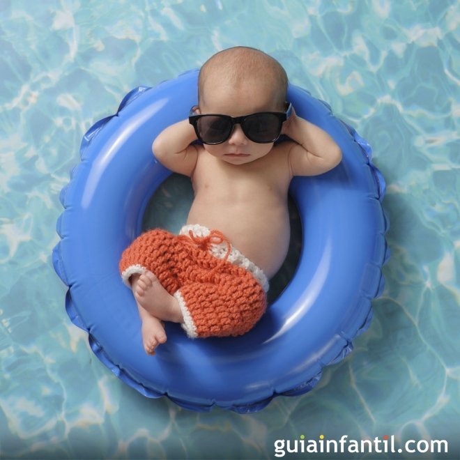 Canastilla para la llegada del bebé en meses de calor