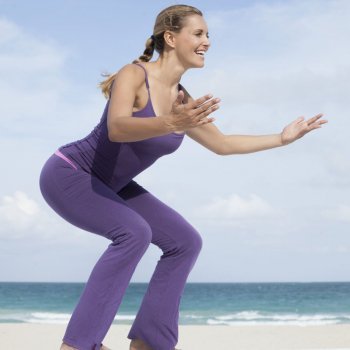 Sentadillas para recuperar la figura tras el parto