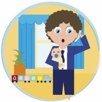 Mi papá está muy ocupado. Cuento para el Día del padre