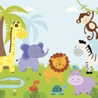La función en la selva. Poema con rima para niños