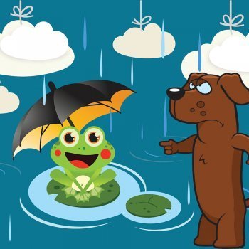 El buen tiempo y la lluvia. Fábulas nuevas para niños