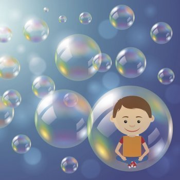 La burbuja que enseña. Cuento con valores para niños