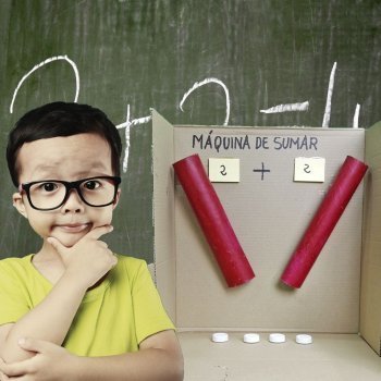 Máquina para enseñar a sumar a los niños