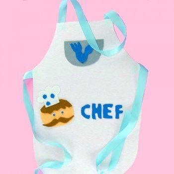Cómo hacer este delantal para disfraz de cocinero