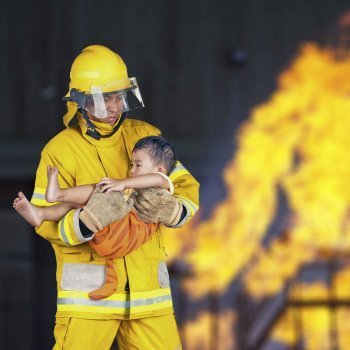 Cómo proteger a los niños en caso de incendio