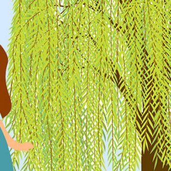 Natura y el Sauce llorón. Cuento infantil