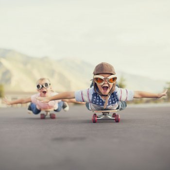 Beneficios del monopatín para los niños