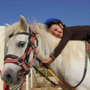 Equinoterapia o Hipoterapia para niños
