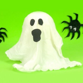 Fantasma linterna de Halloween. Manualidades fáciles