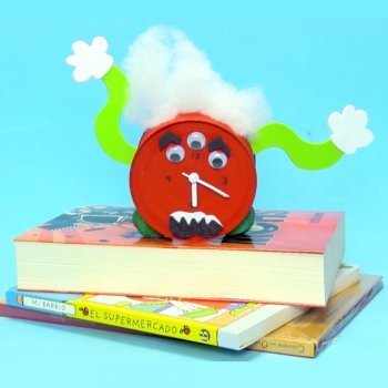 Reloj casero. Manualidades recicladas