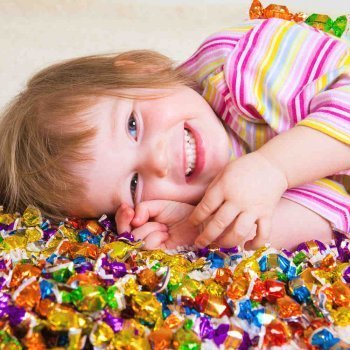 Cómo afectan los dulces a los niños