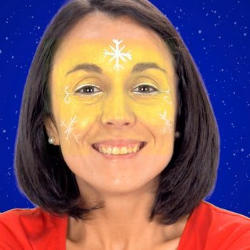 Maquillaje de Hada de Navidad. Disfraz navideño para niñas