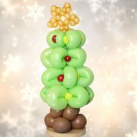Árbol de Navidad con globos. Globoflexia para niños