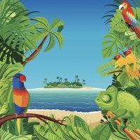 En las playas de Gabón. Poesía didáctica para niños