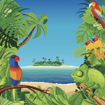 En las playas de Gabón. Poesía didáctica para niños