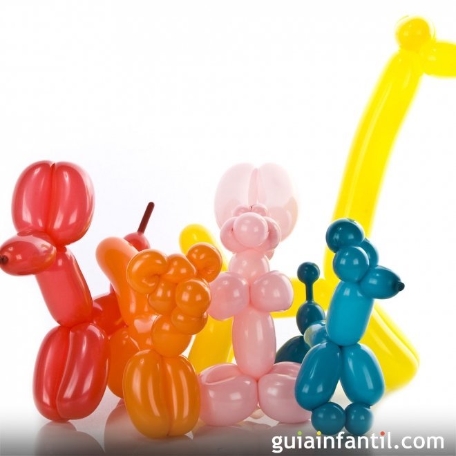Globoflexia, cómo hacer figuras con globos - Pequeocio
