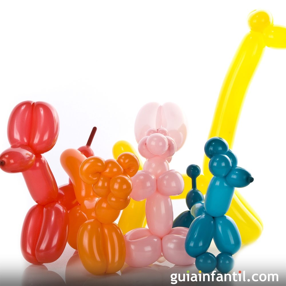 progresivo bofetada mediodía Figuras de animales con globos paso a paso