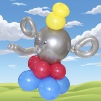 Elefante con globos. Manualidades de globoflexia