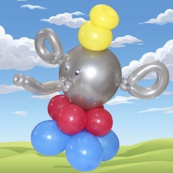 Elefante con globos