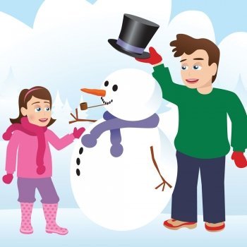 Gastón, el muñeco de nieve