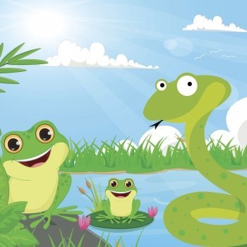 Las ranitas saltarinas. Poema corto infantil para reflexionar