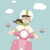 Mi hermana tiene una moto. Poema infantil para aprender jugando