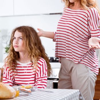 La edad del pavo en los hijos