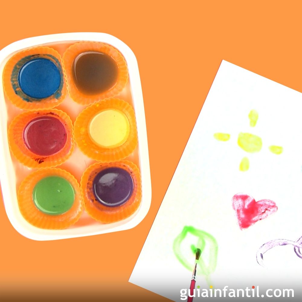 Pintura casera para niños. Manualidades infantiles divertidas