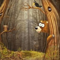 El oso infeliz. Poema infantil sobre la timidez