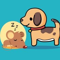El ratoncito y el perro. Poemas para niños de animales