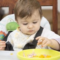 Cuando dar alimentos no triturados al bebé