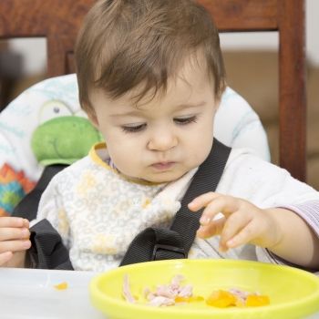 Cuando dar alimentos no triturados al bebé