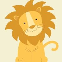 El león. Poesía con valores para los niños
