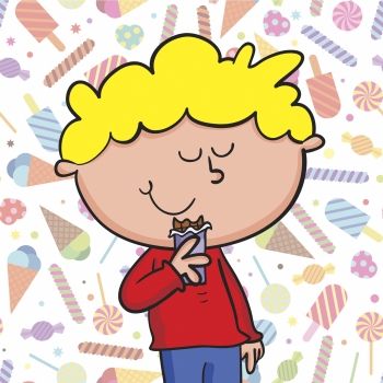 The boy and the candles