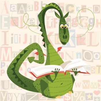 El dragón de las palabras. Cuento de monstruos para niños