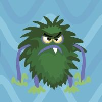 El monstruo hechizado para siempre. Cuento infantil de monstruos