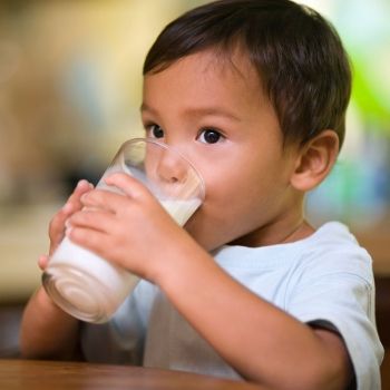 La leche no aumenta los mocos en los niños