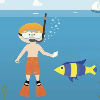 Hugo y el pez azul. Cuento para niños sobre la imaginación